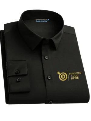 OfficeElite Men’s Customized Black Shirt OfficeElite Men’s Customized Black Shirt