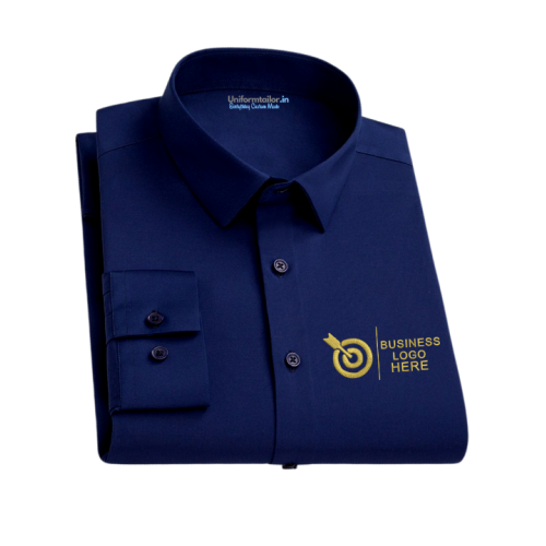 Men's Executive Formal Shirt Navy Blue