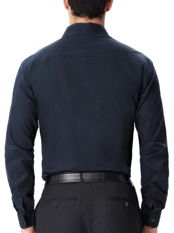 Men's Executive Formal Shirt Navy Blue