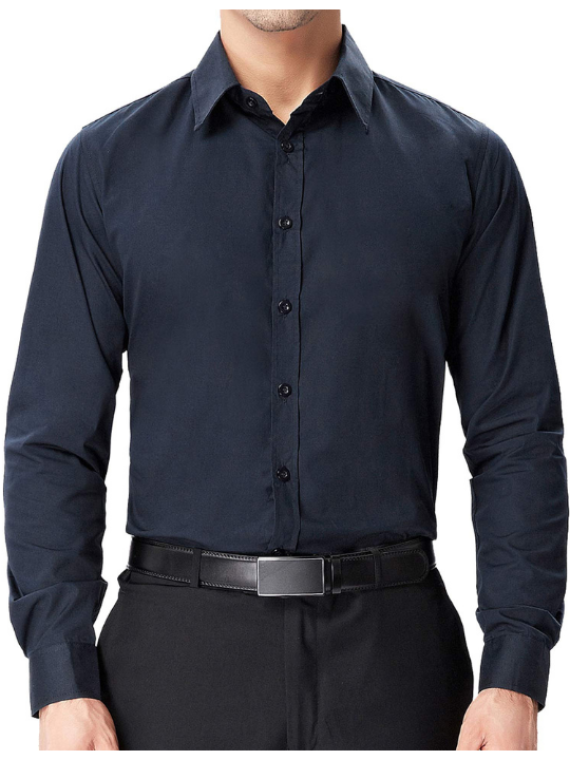 Men's Executive Formal Shirt Navy Blue