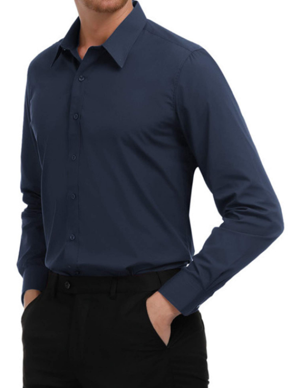 Men's Executive Formal Shirt Navy Blue