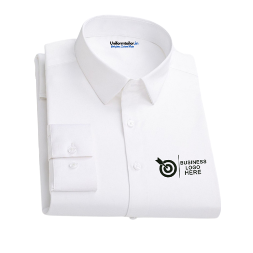 OfficeElite Men’s Customized White Shirt