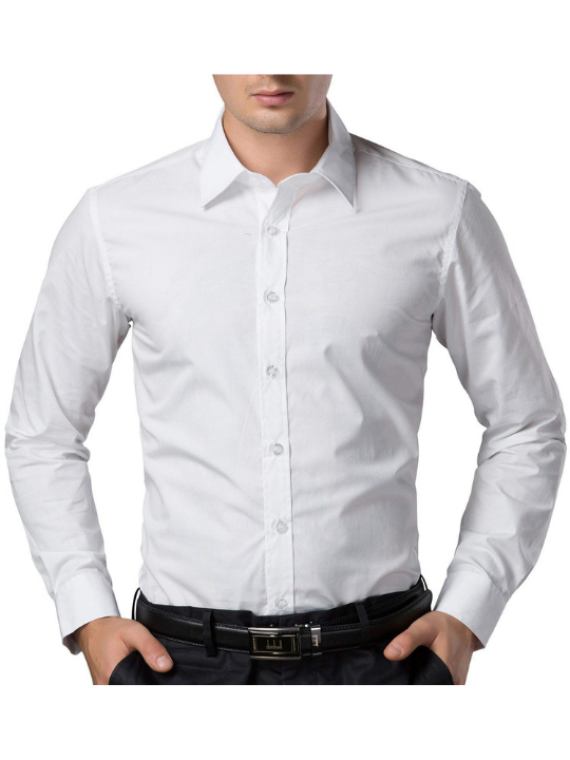 OfficeElite Men’s Customized White Shirt