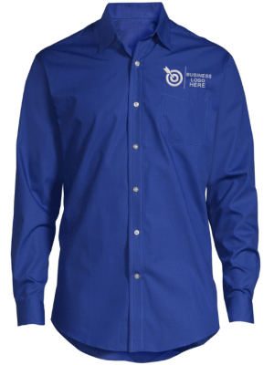 Royal Blue Mark Curve Shirt