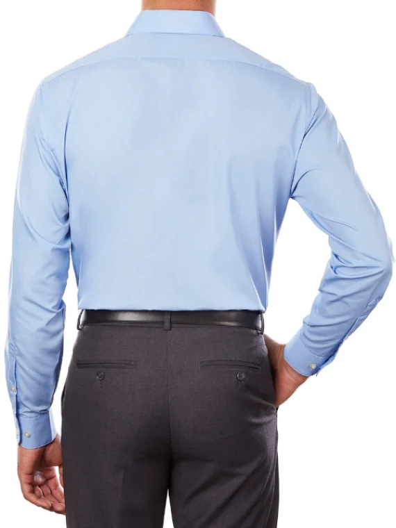 Executive Blue Custom Logo Shirt