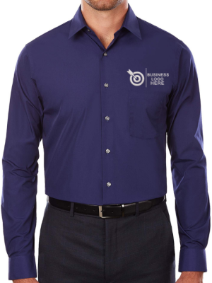 Men's Perfect Dress Shirt Navy Blue