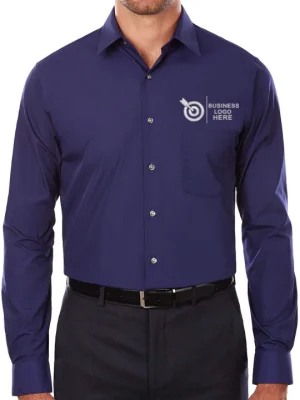 Men's Perfect Dress Shirt Navy Blue