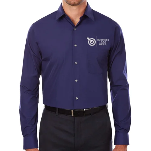 Men's Perfect Dress Shirt Navy Blue
