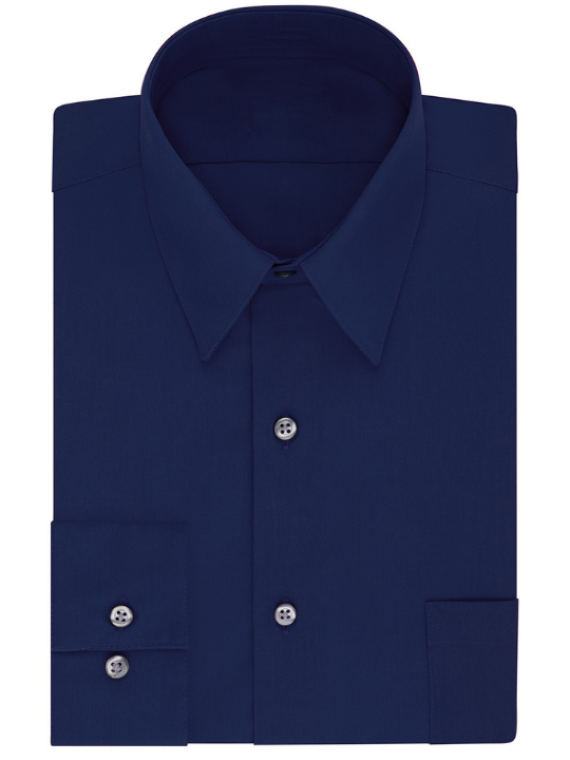 Men's Perfect Dress Shirt Navy Blue