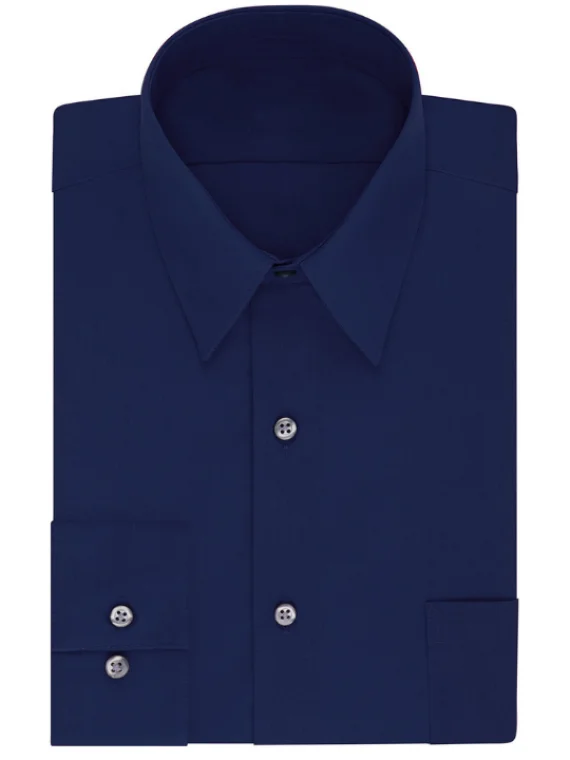 Men's Perfect Dress Shirt Navy Blue