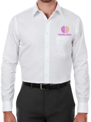 Executive White Custom Logo Shirt Executive White Custom Logo Shirt