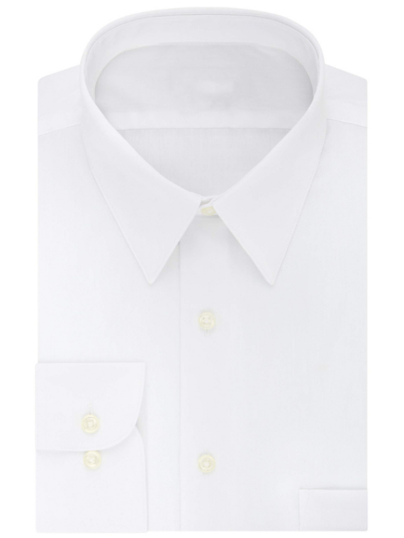 Executive White Custom Logo Shirt