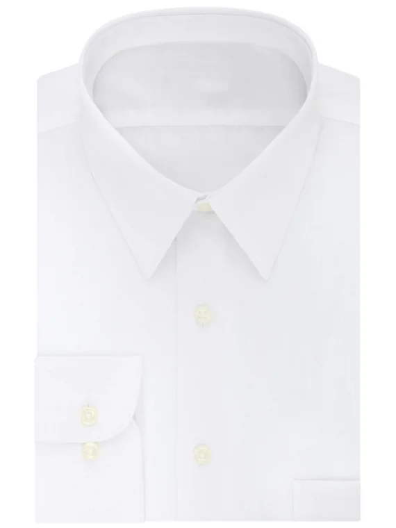 Executive White Custom Logo Shirt