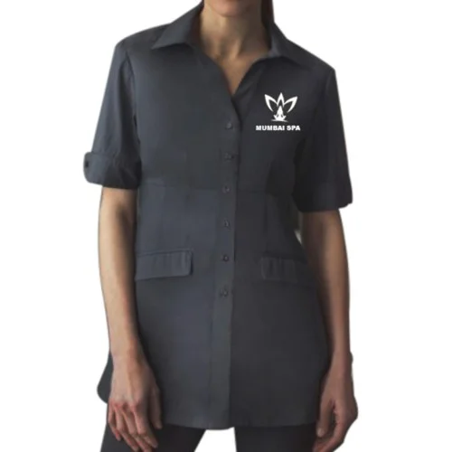 Classic Button Spa Top