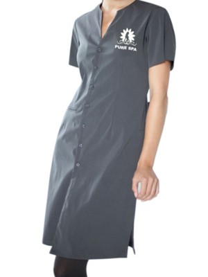 Button-Front Spa Dress