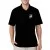 Personalized Cricket Team Polo T-Shirt Black