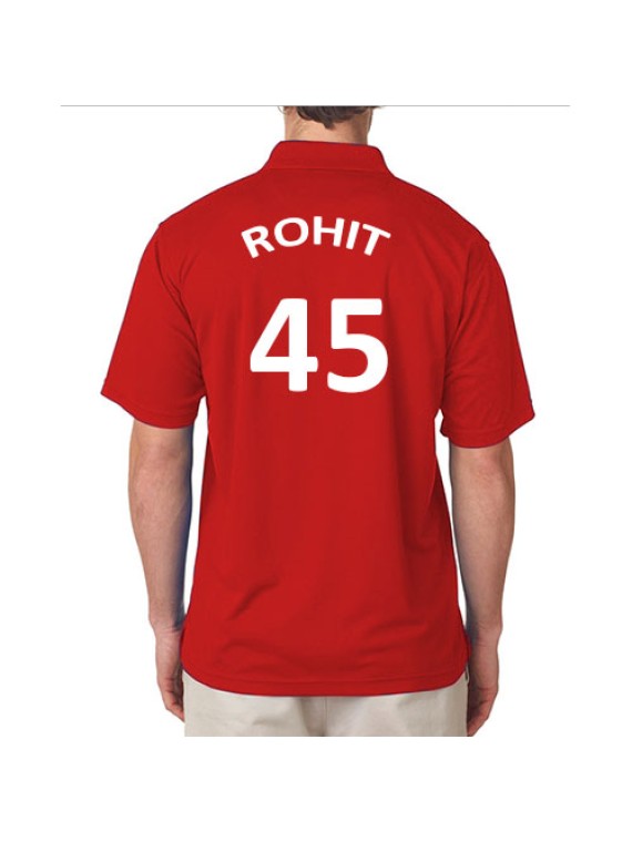 Personalized Cricket Team Polo T-Shirt Cricket Polo Mens
