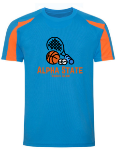 Personalized Sky Blue Sport T-Shirt Shoulder Strip