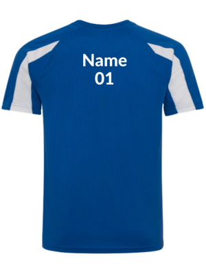 Dual Tone Customized Sports T-Shirt Shoulder Strip