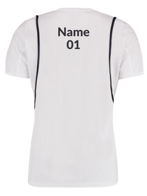 Men's Customized Sports White T-Shirt