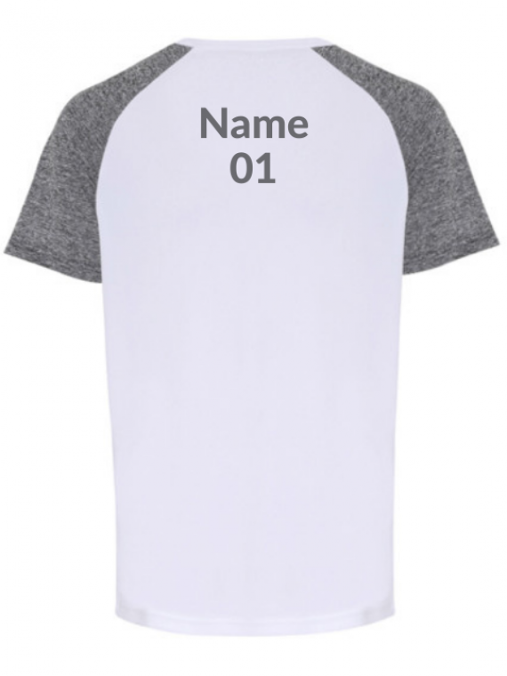 Customized Unisex Dual Tone Sports T-Shirt