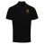 Unisex Polo Customized Sports T-Shirt Black Purple