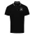 Unisex Polo Customized Sports T-Shirt Black White