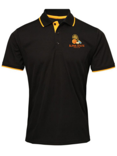 Unisex Polo Customized Sports T-Shirt Black