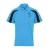 Unisex Polo Shoulder Striped Customized Sports T-Shirt – Green Sky Blue