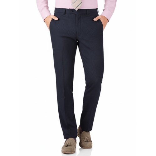 Navy Stripe Executive Trousers