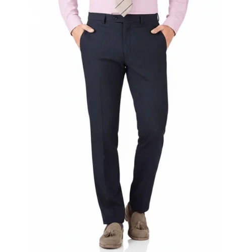 Navy Stripe Executive Trousers