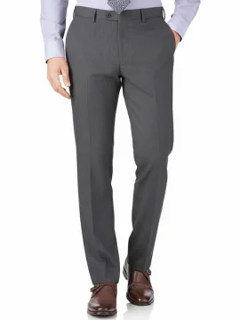 Smart Fit Corporate Trousers - Grey