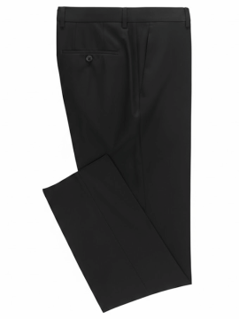 Slim-Fit Black Corporate Trouser