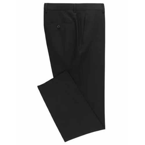 Slim-Fit Black Corporate Trouser