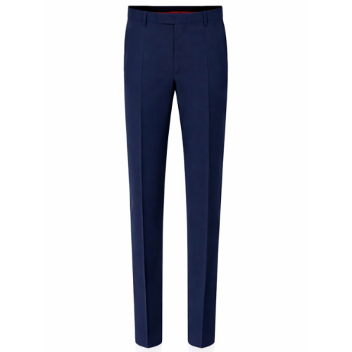 Regular-Fit Blue Corporate Trouser