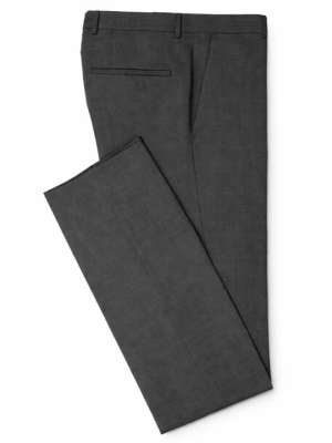 Regular-Fit Grey Corporate Trouser