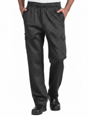 Pro Chef Elastic Fit Pants – Black