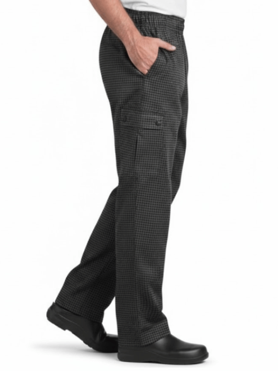 Pro Chef Elastic Fit Pants – Black