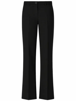 Elite Bootcut Office Pants – Black