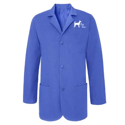 Veterinary Doctors Royal Blue Unisex Lab Coat
