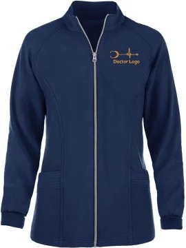 Mandarin Collar Winter Scrub Jacket