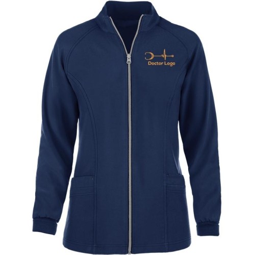 Mandarin Collar Winter Scrub Jacket