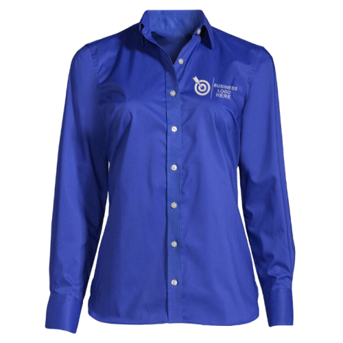 Women's Long Sleeve Oxford Shirts