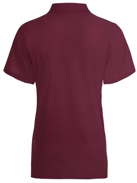 Women's Classic Polo T-Shirt Maroon