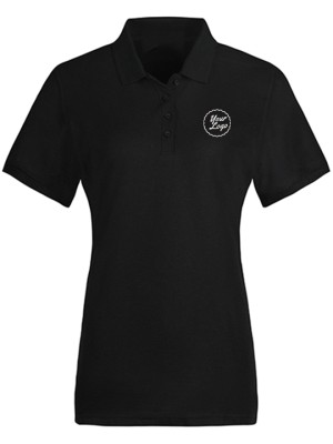 Women's Classic Polo T-Shirt Black