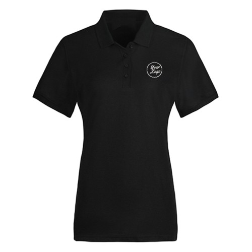 Women's Classic Polo T-Shirt Black