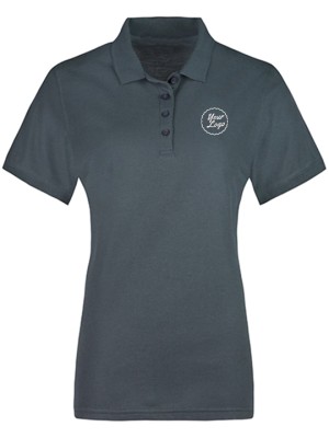 Women's Classic Polo T-Shirt Dark Gray