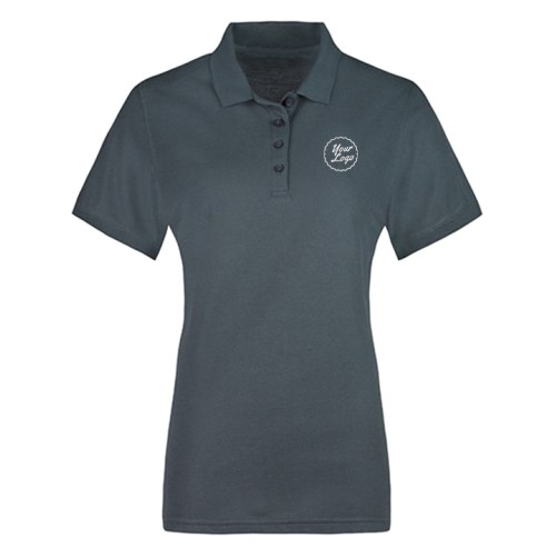 Women's Classic Polo T-Shirt Dark Gray