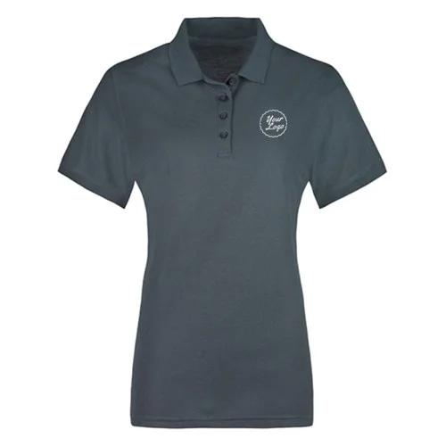 Women's Classic Polo T-Shirt Dark Gray