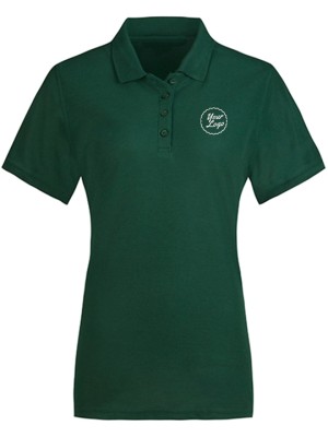 Women's Classic Polo T-Shirt Forest Green